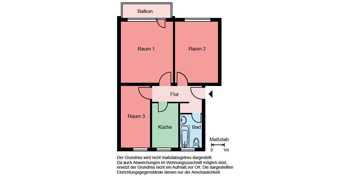 Etagenwohnung Werl - 3 Zimmer, 65 m&sup2;, 489&euro; | Angebot:27250676